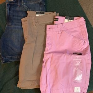 Women’s LEE walking shorts - 3 pair /size 8